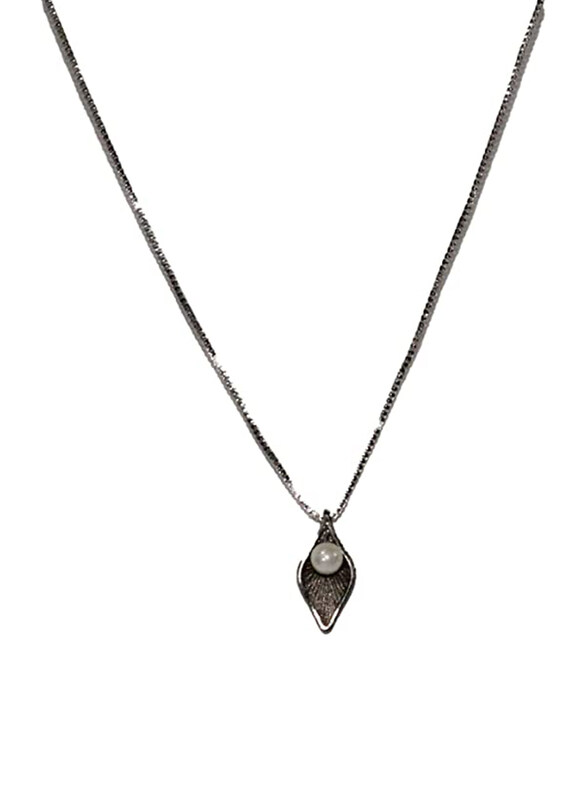 Unbranded Stainless Steel 18-inch Art Design Necklace for Women, with White Stone Pendant, Silver
Unbranded Stainless Steel 18-inch Art Design Necklace for Women, with White Stone Pendant, Silver
