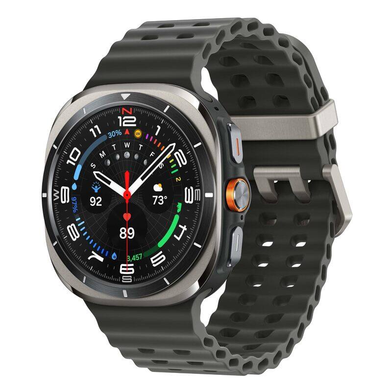 Samsung Galaxy Watch Ultra 47mm (Middle East Version) Smartwatch, LTE, Health Monitoring, Fitness Tracker - Titanium Grey
Samsung Galaxy Watch Ultra 47mm (Middle East Version) Smartwatch, LTE, Health Monitoring, Fitness Tracker - Titanium Grey