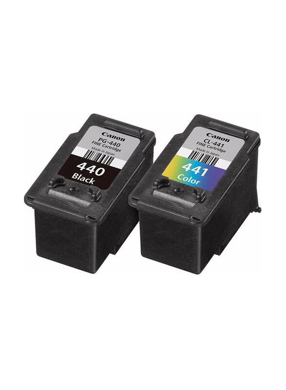 Canon Pixma PG-440 & CL-441 Black & Multicolour Genuine Ink Toner Cartridge Set, 2 Pieces
Canon Pixma PG-440 & CL-441 Black & Multicolour Genuine Ink Toner Cartridge Set, 2 Pieces