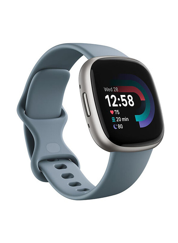 Fitbit Versa 4 40mm Health & Fitness Smartwatch With Built-In GPS, Platinum/Blue
Fitbit Versa 4 40mm Health & Fitness Smartwatch With Built-In GPS, Platinum/Blue
