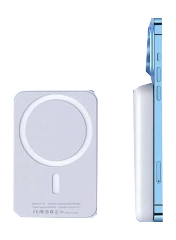 Yesido 5000mAh Wireless Fast Charging Power Bank with Micro-USB Input, YP29, White
Yesido 5000mAh Wireless Fast Charging Power Bank with Micro-USB Input, YP29, White