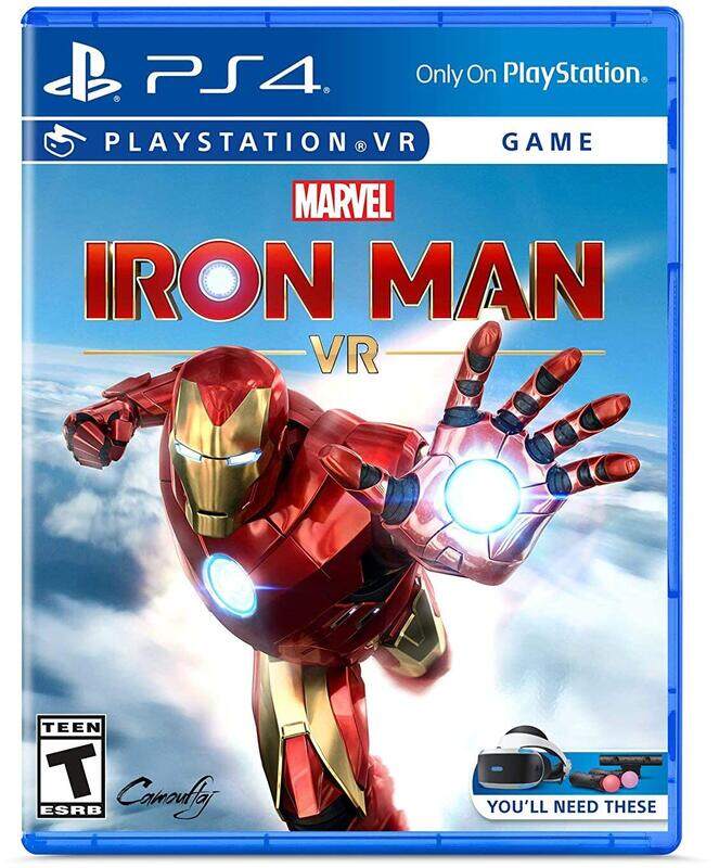 PlayStation Marvel's Iron Man VR Headset with Move controllers for PlayStation PS4, Black
PlayStation Marvel's Iron Man VR Headset with Move controllers for PlayStation PS4, Black