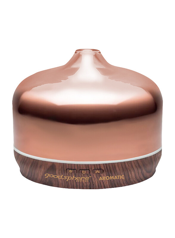 Goodsphere 3-in-1 Aroma Diffuser Ultrasonic Humidifier Spectrum with LED Light, Rose Gold
Goodsphere 3-in-1 Aroma Diffuser Ultrasonic Humidifier Spectrum with LED Light, Rose Gold