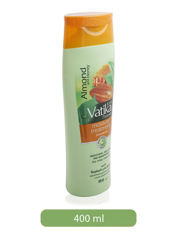 Vatika Almond and Honey Extract Moisture Treatment Shampoo for Dry Hair, 400ml
Vatika Almond and Honey Extract Moisture Treatment Shampoo for Dry Hair, 400ml