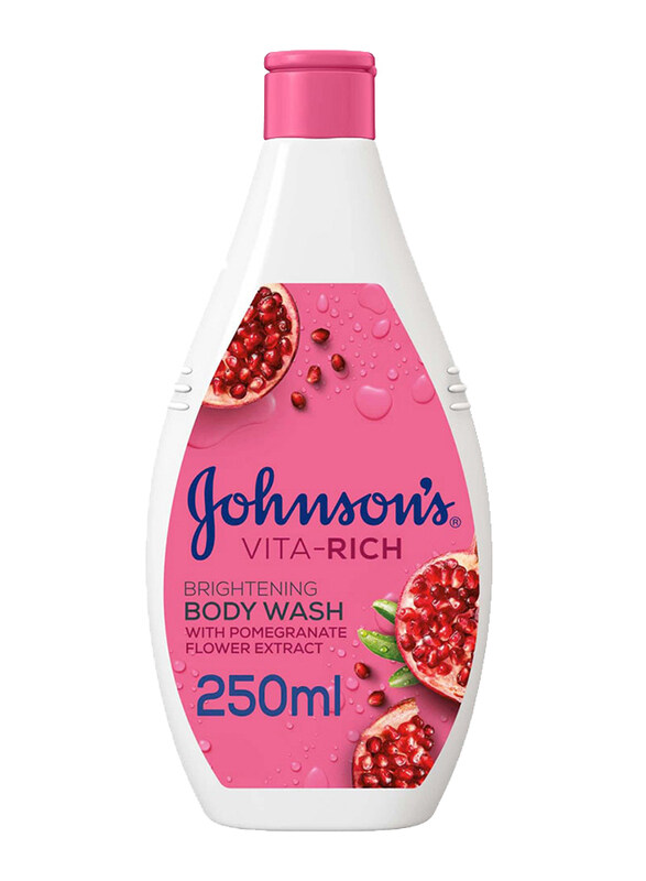 Johnson's Vita-Rich Brightening Body Wash with Pomegranate Flower Extract, 250ml
Johnson's Vita-Rich Brightening Body Wash with Pomegranate Flower Extract, 250ml