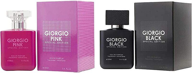 GIORGIO Pink Special Edition for Women 100 ml + GIORGIO BLack Special Edition For Men 100ml
GIORGIO Pink Special Edition for Women 100 ml + GIORGIO BLack Special Edition For Men 100ml