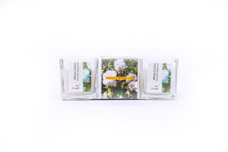 Generic Scented Candles Women Gift Set: 2 Pack Glass Jar Candles White Cotton Scent
Generic Scented Candles Women Gift Set: 2 Pack Glass Jar Candles White Cotton Scent