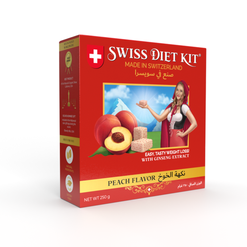 Swiss Diet Kit - Natural Weight Loss, High Fiber Slimming Candy for Men & Women, Supports Weight Management,Peach 250G
Swiss Diet Kit - Natural Weight Loss, High Fiber Slimming Candy for Men & Women, Supports Weight Management,Peach 250G