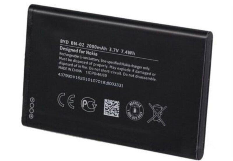 Generic Rechargeable Lithium Battery for Nokia XL 4G/RM-1030/RM-1042/RM 1061, Black
Generic Rechargeable Lithium Battery for Nokia XL 4G/RM-1030/RM-1042/RM 1061, Black