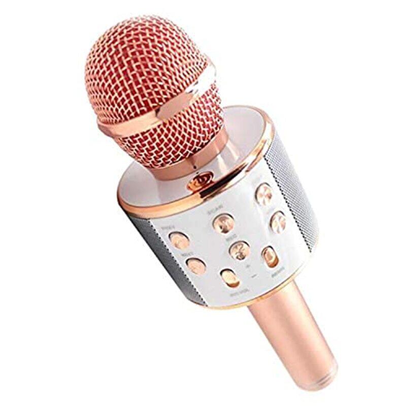 WSTER WS-858 Portable Wireless Karaoke Microphone with In-Built Handheld Speaker/Karaoke Stereo Player for Apple iPhone Android Smartphone Or PC, Rose
WSTER WS-858 Portable Wireless Karaoke Microphone with In-Built Handheld Speaker/Karaoke Stereo Player for Apple iPhone Android Smartphone Or PC, Rose