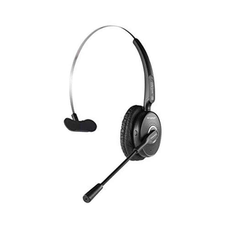 Promate Call Pro Wireless Over-Ear Noise Cancelling Call Center Headphones, Black
Promate Call Pro Wireless Over-Ear Noise Cancelling Call Center Headphones, Black