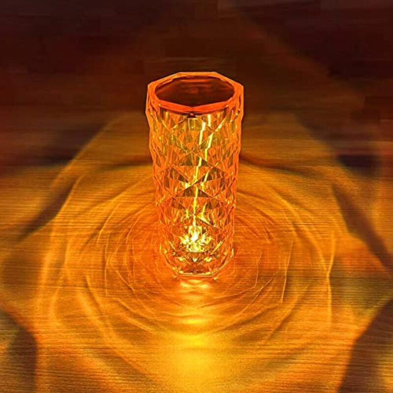 ZBYOvO Rechargeable LED Crystal Diamond 3D Rose Table Lamp with Touch Control 16 Colour Changing, Amber
ZBYOvO Rechargeable LED Crystal Diamond 3D Rose Table Lamp with Touch Control 16 Colour Changing, Amber