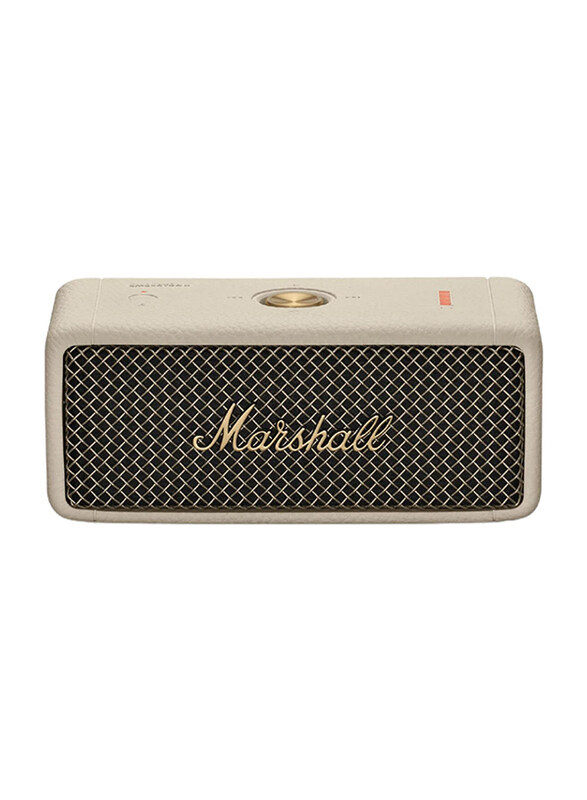 Marshall Emberton II Water Resistant Portable Bluetooth Speaker with 20 Hours Playtime, Cream
Marshall Emberton II Water Resistant Portable Bluetooth Speaker with 20 Hours Playtime, Cream