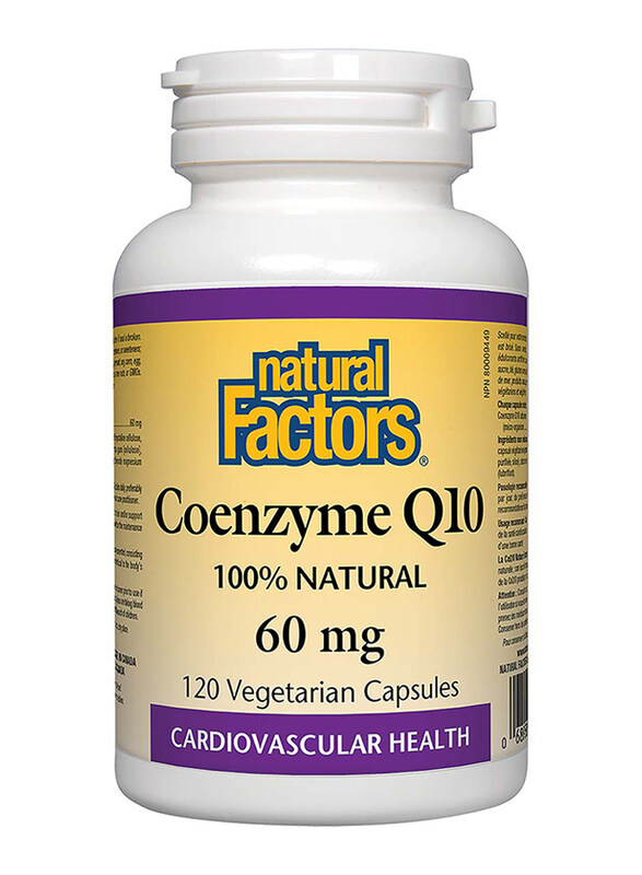 Natural Factors Coenzyme Q10 100% Natural Dietary Supplement, 60mg, 120 Softgels
Natural Factors Coenzyme Q10 100% Natural Dietary Supplement, 60mg, 120 Softgels
