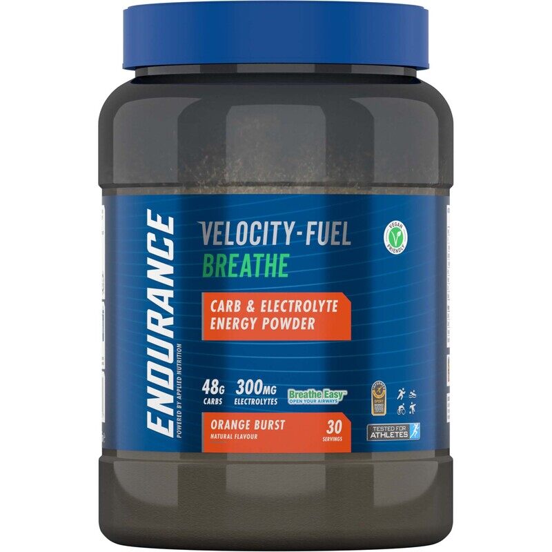 Applied Nutrition Endurance Velocity Fuel Carb Plus Electrolyte Energy Breathe Easy, Orange Burst, 1.5 LB
Applied Nutrition Endurance Velocity Fuel Carb Plus Electrolyte Energy Breathe Easy, Orange Burst, 1.5 LB