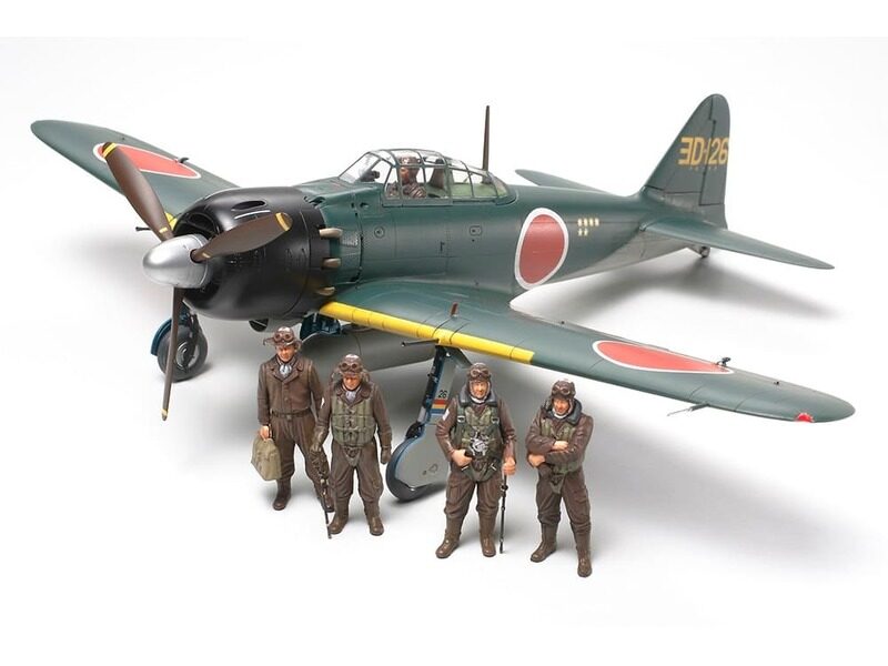 Tamiya Aircraft Models 1/48 Scale #103 IJN Carrier Fighter Mitsubishi A6M5/5a Zero ("Zeke") Type 52
Tamiya Aircraft Models 1/48 Scale #103 IJN Carrier Fighter Mitsubishi A6M5/5a Zero ("Zeke") Type 52