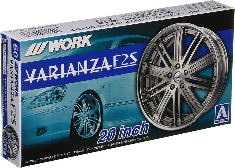 Aoshima 1/24 Tuned Parts #50 Work Varianza F2S 20inch (Wheels, Tires & Poly Caps, 4 pieces each)
Aoshima 1/24 Tuned Parts #50 Work Varianza F2S 20inch (Wheels, Tires & Poly Caps, 4 pieces each)