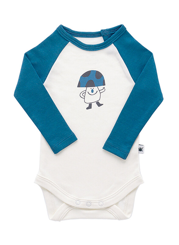Little Yucca Organic Cotton Long Sleeve Two-Color Baby Onesie, 0-3 Months, Light Grey/Blue
Little Yucca Organic Cotton Long Sleeve Two-Color Baby Onesie, 0-3 Months, Light Grey/Blue
