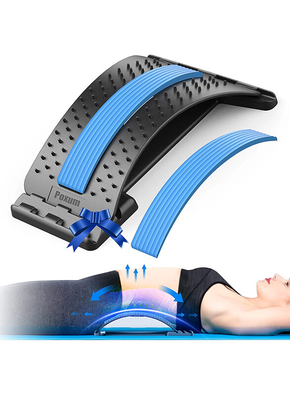 Comfomedic 2 Piece Lower Back Stretcher and Neck Stretcher Back Cracker Spine Stretcher, Black/Blue
Comfomedic 2 Piece Lower Back Stretcher and Neck Stretcher Back Cracker Spine Stretcher, Black/Blue