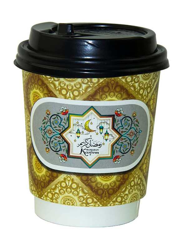 Generic 270ml 10-Piece Ramadan Kareem Disposable Paper Cups With Lid, Multicolour
Generic 270ml 10-Piece Ramadan Kareem Disposable Paper Cups With Lid, Multicolour