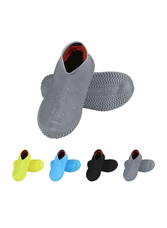 Luxaco Silicone Waterproof Foldable Non-slip Wear-resistant Shoe Covers for Men & Women, 1 Pair, Grey
Luxaco Silicone Waterproof Foldable Non-slip Wear-resistant Shoe Covers for Men & Women, 1 Pair, Grey