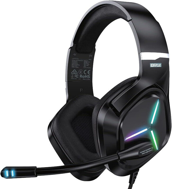 Multiple Vertux Blitz HD Audio Gaming Headset for Xbox, PS4, Smartphones, PC, Black
Multiple Vertux Blitz HD Audio Gaming Headset for Xbox, PS4, Smartphones, PC, Black