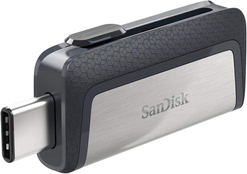 Sandisk 256GB Ultra Dual Drive USB Type-C Flash Drive, USB 3.0, Sdddc2-256g-g46, Silver/Black
Sandisk 256GB Ultra Dual Drive USB Type-C Flash Drive, USB 3.0, Sdddc2-256g-g46, Silver/Black