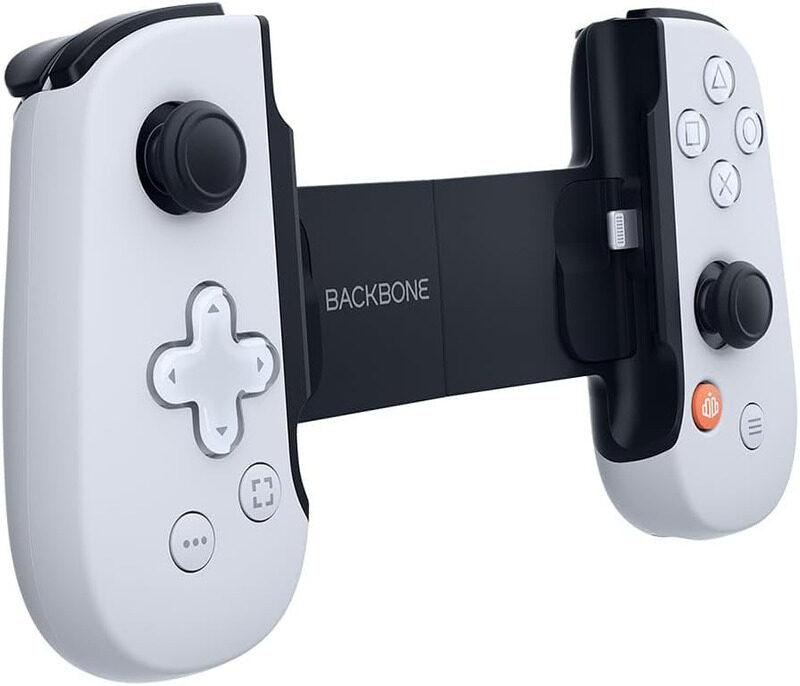 Multiple Backbone Wireless One Mobile Gaming Controller for Apple iPhone/Play PlayStation/Play XBOX/Steam/Fortnite, Silver/Black
Multiple Backbone Wireless One Mobile Gaming Controller for Apple iPhone/Play PlayStation/Play XBOX/Steam/Fortnite, Silver/Black