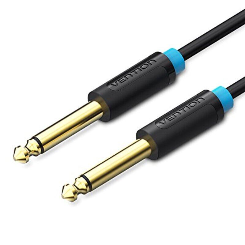 Vention 2-Meter 6.35mm Guitar Lead Cable, 6.3 mm to 6.3 mm Jack TS Professional Speaker Cable Bass AMP Cord 1/4 Straight to Straight, Black
Vention 2-Meter 6.35mm Guitar Lead Cable, 6.3 mm to 6.3 mm Jack TS Professional Speaker Cable Bass AMP Cord 1/4 Straight to Straight, Black