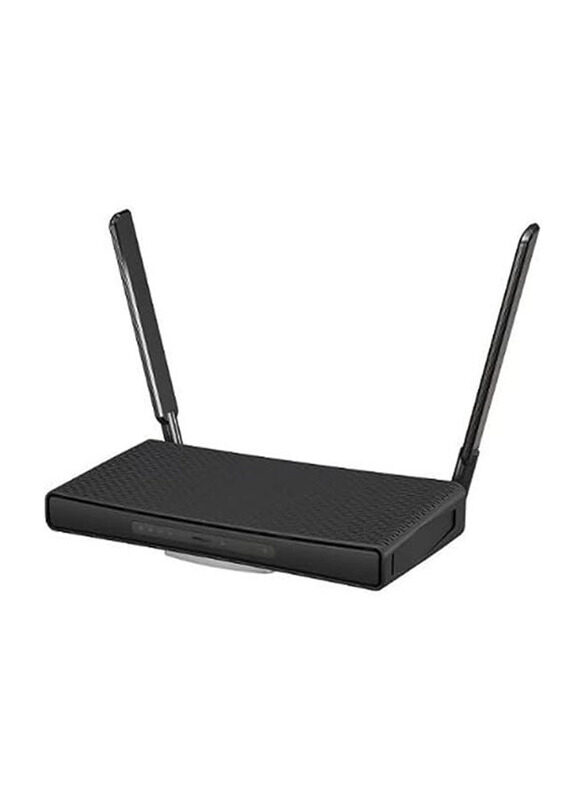 MikroTik hAP ac3 Wireless Dual-band Router with 5 Gigabit Ethernet Ports & External High Gain Antennas, Black
MikroTik hAP ac3 Wireless Dual-band Router with 5 Gigabit Ethernet Ports & External High Gain Antennas, Black