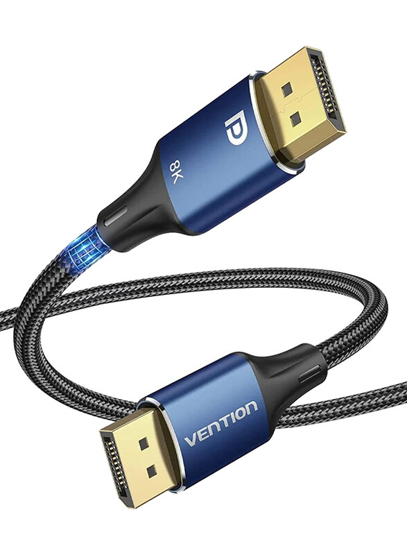 Vention 5-Meters Gold-Plated DisplayPort Cable, DP Male to Male Ultra HD Cable for Laptop/PC/TV/Gaming Monitor, Black/Blue
Vention 5-Meters Gold-Plated DisplayPort Cable, DP Male to Male Ultra HD Cable for Laptop/PC/TV/Gaming Monitor, Black/Blue