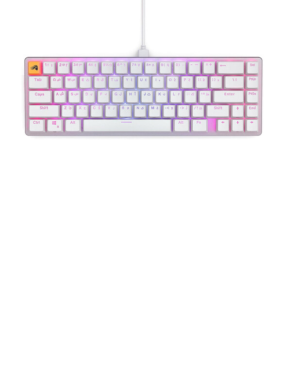 Generic Glorious GMMK 2 65% Arabic & English RGB TKL Hot Swappable Mechanical Gaming Keyboard, GLO-GMMK2-65-FOX-W-AR, White
Generic Glorious GMMK 2 65% Arabic & English RGB TKL Hot Swappable Mechanical Gaming Keyboard, GLO-GMMK2-65-FOX-W-AR, White
