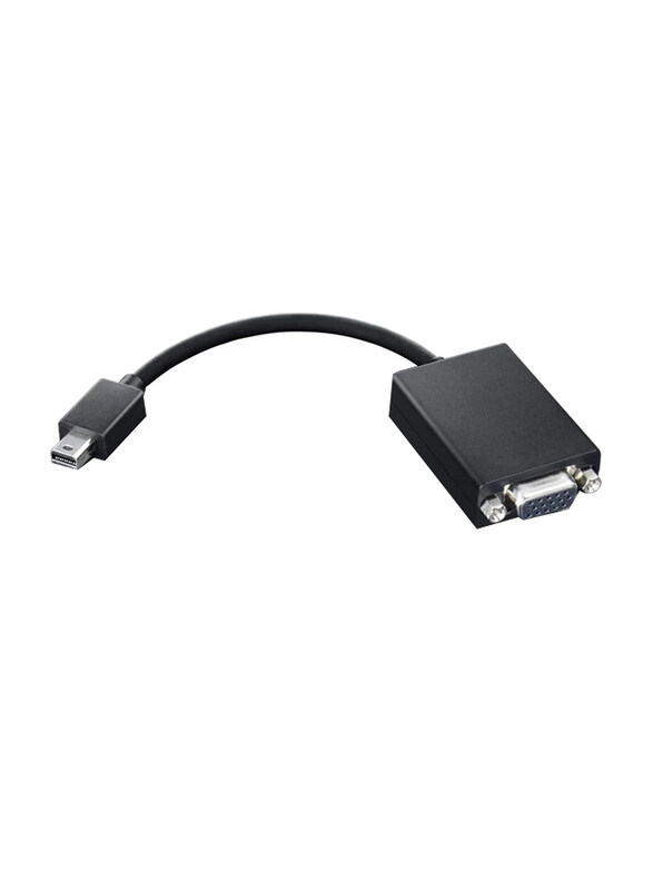 Lenovo Mini Display Port to VGA Adapter for Video, Projector & Monitor, 0A36536, Black
Lenovo Mini Display Port to VGA Adapter for Video, Projector & Monitor, 0A36536, Black