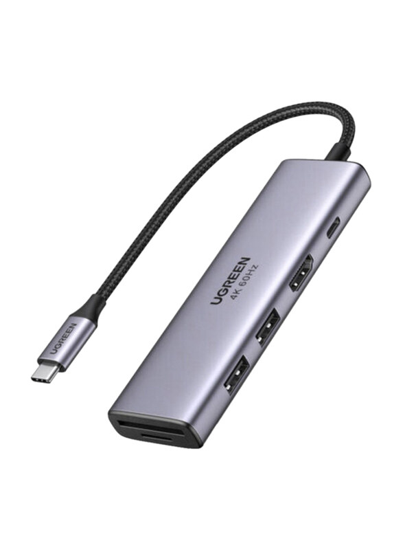 Not Applicable Ugreen 6-in-1 USB Type-C Multifunction Adapter with PD Charging, Grey
Not Applicable Ugreen 6-in-1 USB Type-C Multifunction Adapter with PD Charging, Grey