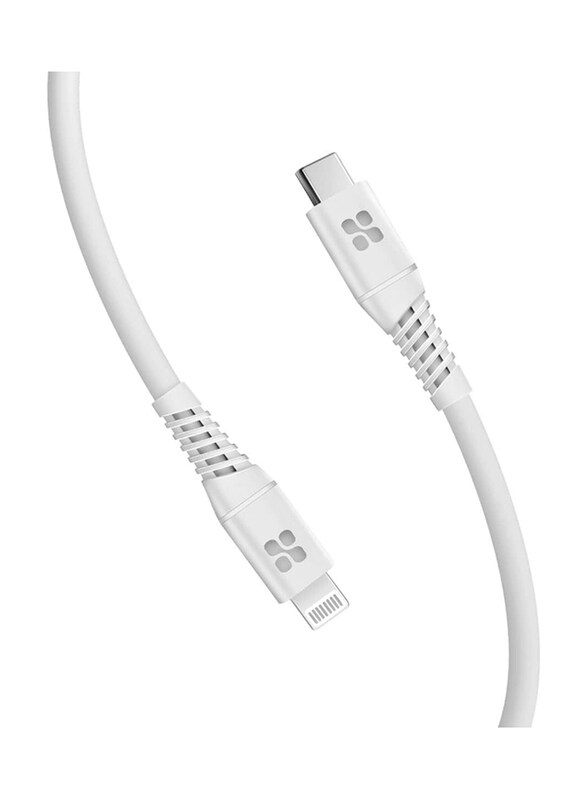 Promate 1.2-Meter Apple Certified 20W Power Delivery 480Mbps Data Sync Anti-Tangle Silicone Cable, USB Type-C to Lightning for iPhone 13 & iPad Power
Promate 1.2-Meter Apple Certified 20W Power Delivery 480Mbps Data Sync Anti-Tangle Silicone Cable, USB Type-C to Lightning for iPhone 13 & iPad Power