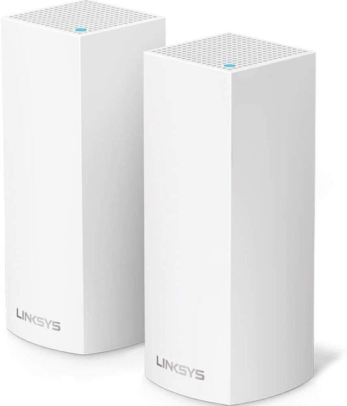 Linksys Velop Tri-Band Ac4400 Whole Home WiFi Mesh System, 2 Pack, Whw0302-me, White
Linksys Velop Tri-Band Ac4400 Whole Home WiFi Mesh System, 2 Pack, Whw0302-me, White