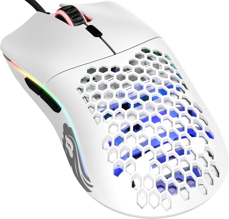 Multiple Glorious Model O RGB 67g Lightweight Ergonomic Backlit Honeycomb Shell Design Mice Wired Gaming Mouse, Matte White
Multiple Glorious Model O RGB 67g Lightweight Ergonomic Backlit Honeycomb Shell Design Mice Wired Gaming Mouse, Matte White