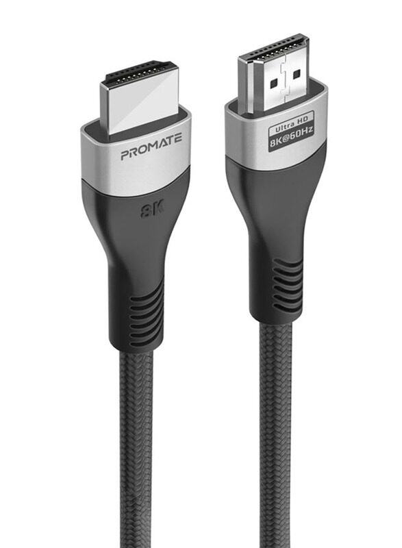 Promate 3-Meters HDMI 2.1 Slim Cable, HDMI to HDMI for MacBook Pro/PS5/TV/Xbox/Roku/UHD TV/Blu-ray Projector, PrimeLink8K-300, Black
Promate 3-Meters HDMI 2.1 Slim Cable, HDMI to HDMI for MacBook Pro/PS5/TV/Xbox/Roku/UHD TV/Blu-ray Projector, PrimeLink8K-300, Black