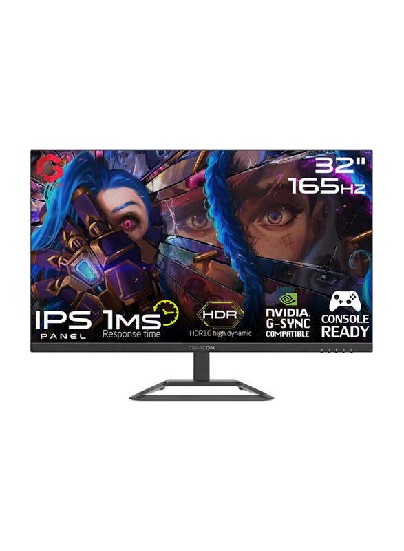 Gameon 32 Inch QHD Console Compatible Fast IPS Gaming Monitor, GOP32QHD165IPS, Black
Gameon 32 Inch QHD Console Compatible Fast IPS Gaming Monitor, GOP32QHD165IPS, Black