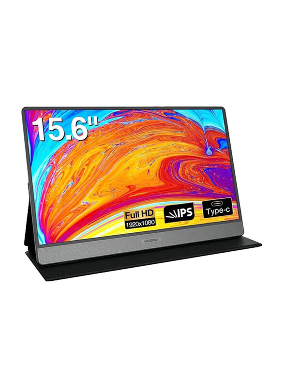 Koorui 15.6 Inch Portable Gaming FHD Monitor with USB-C Connector, Protective Cover & Dual Speakers, AE-15B1, Black
Koorui 15.6 Inch Portable Gaming FHD Monitor with USB-C Connector, Protective Cover & Dual Speakers, AE-15B1, Black