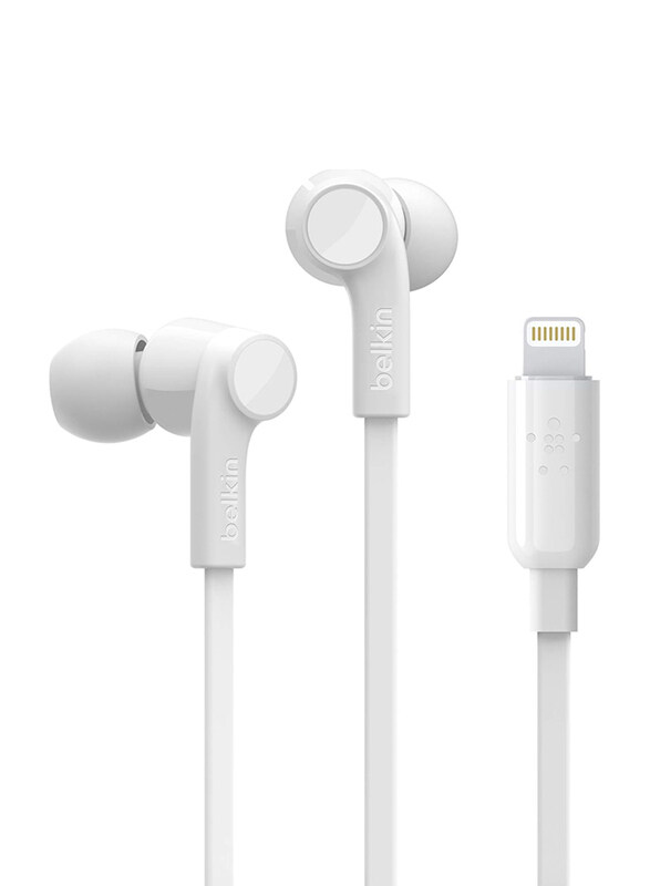 Belkin G3H0001btWHT Wired In-Ear Earphones with Microphonerophone, White
Belkin G3H0001btWHT Wired In-Ear Earphones with Microphonerophone, White