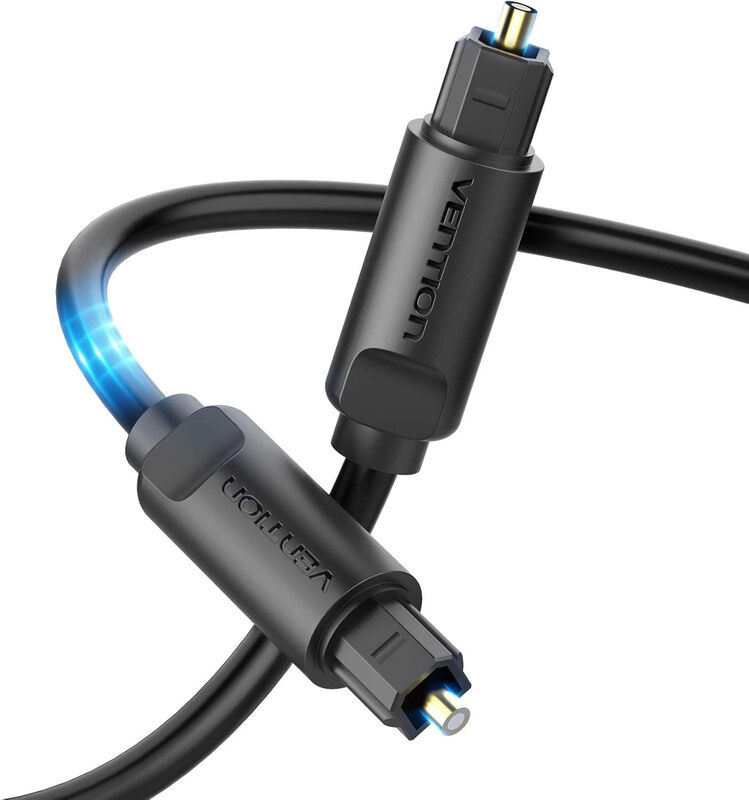 Vention 2-Meter Optical Fiber Audio Cable, Optical Fiber to Optical Fiber for DVD/Xbox, Black
Vention 2-Meter Optical Fiber Audio Cable, Optical Fiber to Optical Fiber for DVD/Xbox, Black