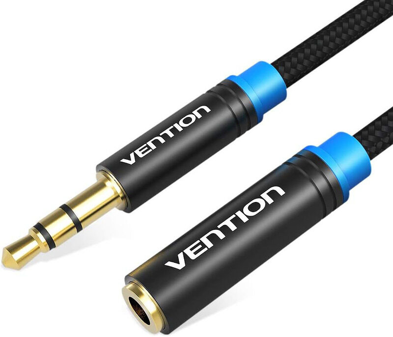 Vention 3-Meters Gold-Plated AUX Cord, 3.5mm to 3.5mm Audio Extension Cable for Headphones/Phone/Car Stereo/iPhone/iPad/HTC/LG, Black
Vention 3-Meters Gold-Plated AUX Cord, 3.5mm to 3.5mm Audio Extension Cable for Headphones/Phone/Car Stereo/iPhone/iPad/HTC/LG, Black
