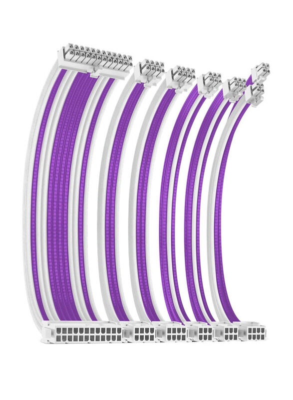 N/a Antec PSU Sleeved Cable Extension Kit with Combs for Personal Computer, White/Purple
N/a Antec PSU Sleeved Cable Extension Kit with Combs for Personal Computer, White/Purple