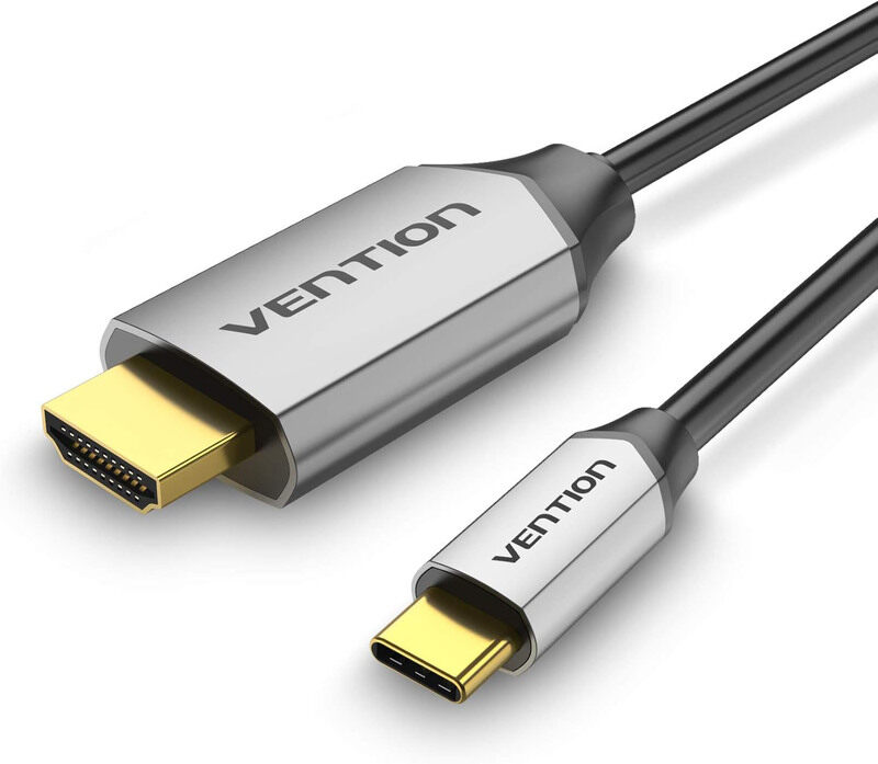 Vention 1-Meters HDMI Cable, USB Type-C to HDMI for Laptop/Tablet/Smartphone, Black
Vention 1-Meters HDMI Cable, USB Type-C to HDMI for Laptop/Tablet/Smartphone, Black