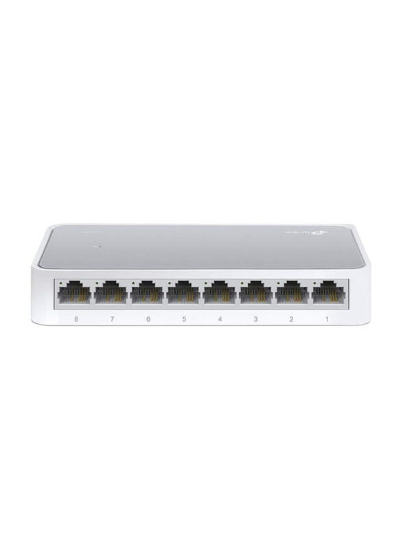 TP-Link Desktop RJ45 8 Port Fast Ethernet 10/100Mbps Network Switch, TL-SF1008D, White
TP-Link Desktop RJ45 8 Port Fast Ethernet 10/100Mbps Network Switch, TL-SF1008D, White