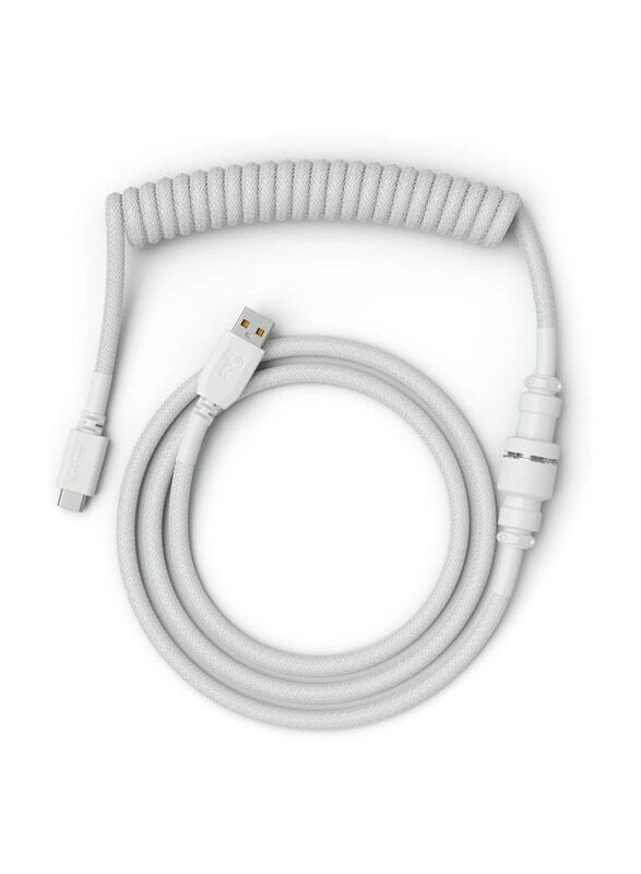 Glorious 1.37-Meters Artisan Braided Coiled Keyboard Cable, USB Type A to USB Type-C for Keyboard, White
Glorious 1.37-Meters Artisan Braided Coiled Keyboard Cable, USB Type A to USB Type-C for Keyboard, White