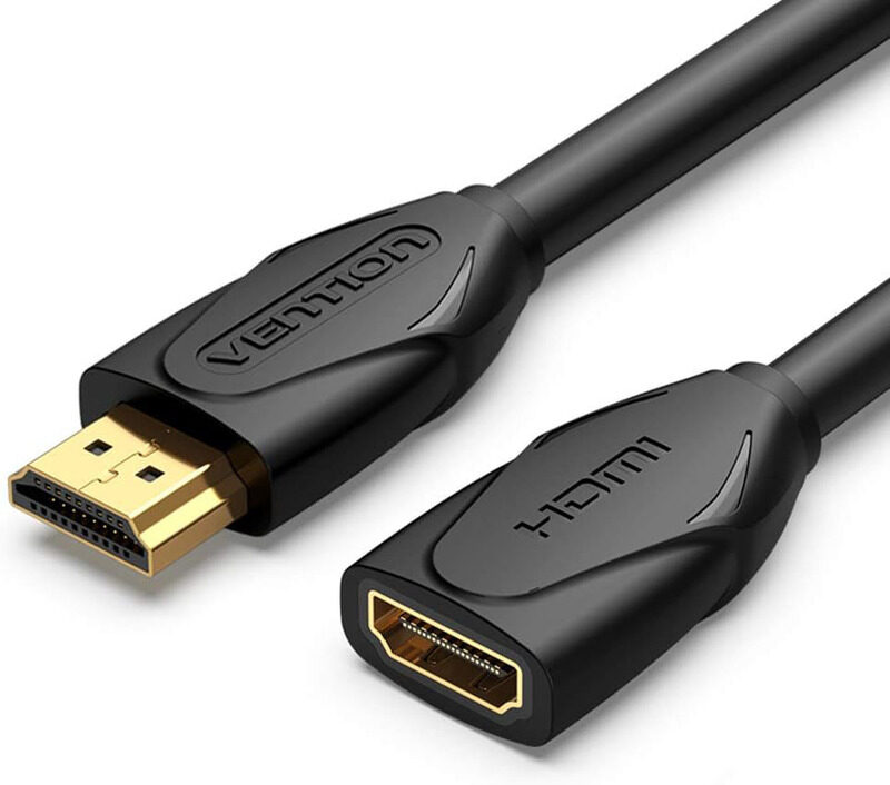 Vention 5-Meter 4K HDMI Extension Cable, HDMI Male to HDMI Female for Xbox/Apple TV, Black
Vention 5-Meter 4K HDMI Extension Cable, HDMI Male to HDMI Female for Xbox/Apple TV, Black