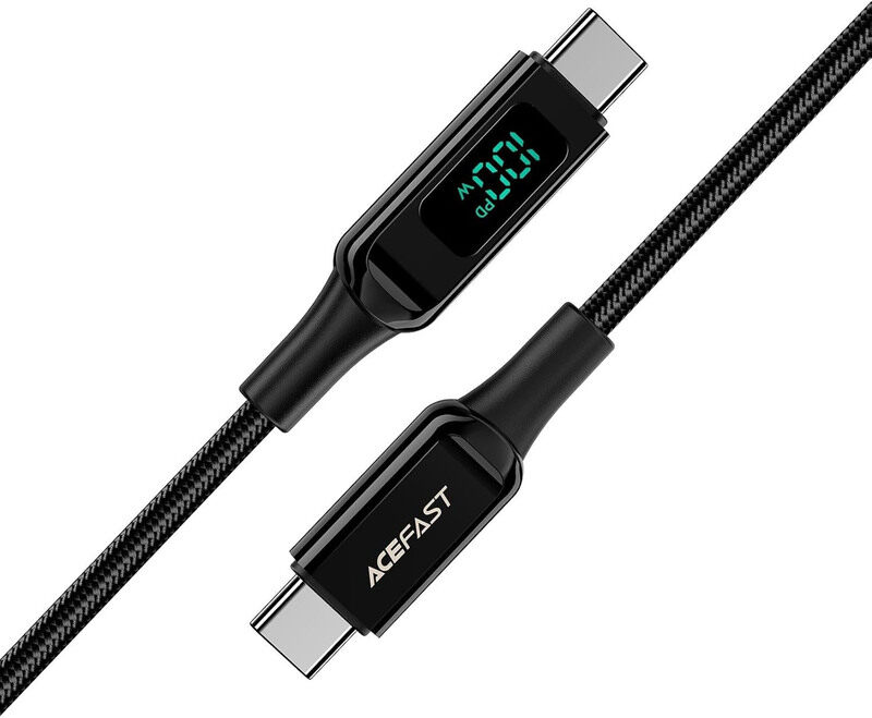 Acefast 2-Meters USB Type-C Cable, USB Type-C to USB Type-C for Smartphone/Tablet, Black
Acefast 2-Meters USB Type-C Cable, USB Type-C to USB Type-C for Smartphone/Tablet, Black