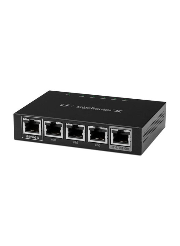Ubiquity Networks 256MB 5 Gigabit RJ 45 Ports Edge X Advanced Gigabit Ethernet ER-X Router, Black
Ubiquity Networks 256MB 5 Gigabit RJ 45 Ports Edge X Advanced Gigabit Ethernet ER-X Router, Black